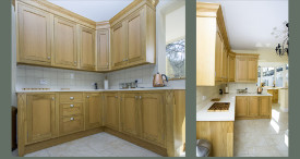 Traditional oak kitchen